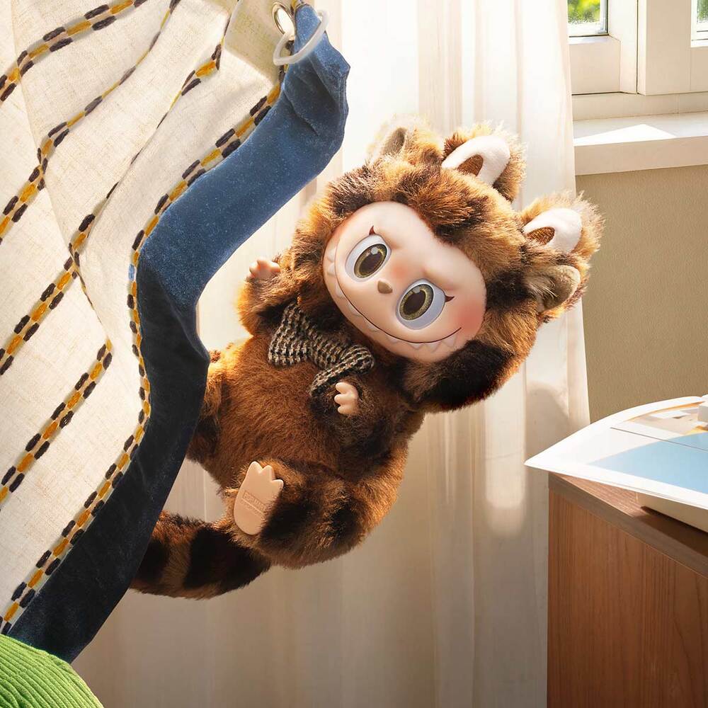POP MART THE MONSTERS CAT MODE ON Series Vinyl Plush Pendant - Leopard Kitty